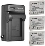 Kastar 3-Pack Battery and AC Wall Charger Replacement for Canon PowerShot SD430, PowerShot SD450, PowerShot SD600, PowerShot SD630, PowerShot SD750, PowerShot SD780 is, PowerShot SD940 is Camera