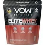 VOW Nutrition Elite Whey Protein 900g Whey Isolate, Whey Concentrate 30 Servings, Premium Whey Protein with Naturally Occurring BCAAs, Informed Sports Approved (Strawberry & White Chocolate)