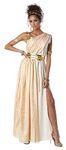 California Costumes, Golden Goddess, Adult,Cream/Gold,X-Small