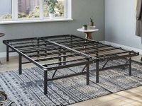 Hercules Classic Brands Heavy-Duty 14-Inch Platform Metal Bed Frame | Mattress Foundation, California King