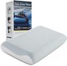 【Hotel Collection】 Memory Foam Pillow for Sleeping, Cooling Pillow with PCM Cover, Ergonomic Neck Support Pillow for All Sleep Positions, Soft Supportive Bed Pillow, Blue Grey, Queen (30"x16.5"x3.9")