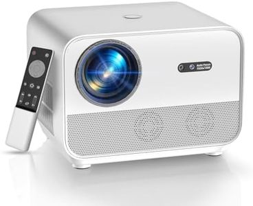 【Auto Focus/Keystone + Android APPS】 Videoprojecteur, FunFlix A1 Projecteur WiFi Bluetooth 800 ANSI, Natif 1080P Full HD, Zoom 50%, Projecteur 4K Home Cinéma 300'' Supporte avec IOS/USB/HDMI/PS5/PPT