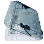 iPRIME ROOF VENT LED SKYLIGHT CRYSTAL DOME SHOWER HATCH CAMPER VAN CARAVAN MOTERHOME (835mm x 645mm [Cut out size 702mm x 502mm])