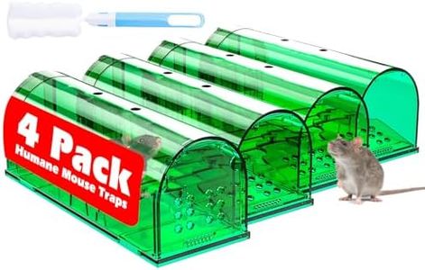 4 Pcs Humane Mouse Traps No Kill Live Mouse Trap