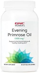 GNC Women's Evening Primrose Oil (EPO) 1300 mg | Supports Hormonal Balance, Immunity, Healthy Skin and Heart Health | Daily Vitamin | 90 Softgel Capsules