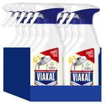Viakal Vinegar Action Cleaning Spray 10 x 500ml, To Remove Up To 100% Of Limescale With Anti-droplet Technology