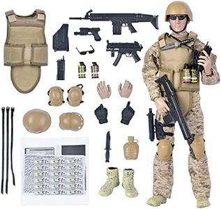 BJPEY 12" Special Forces Action Figures Soldiers Toys 1:6 Scale (Seal)