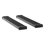 LUVERNE 415060-401730 Grip Step Black Aluminum 60-Inch Running Boards, XD Brackets, Select Ford F-250, F-350, F-450, F-550 Super Duty Regular Cab