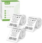 Thermal Labels for Nelko PM220 Label Maker, 2'' x 3.15'' (50x80mm) Thermal Sticker Label, Waterproof, Multi-Purpose Label Tape, 3 Roll of 100 Self-Adhesive Thermal Paper (White)