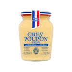 Grey Poupon Dijon Mustard 6 x 215g | Made with White Wine | French Mustard | Perfect for sauces, steak, BBQ, dressings & sandwiches