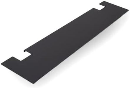 Pedestal Supporto per soundbar Plate Shelf | Pratico vano portaoggetti per conservare riviste Soundbar Fiori UVM | Si adatta al supporto TV Pedestal Bendy Tall e Straight Rollin (nero)