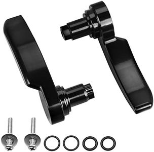 Saddlebag Latch Kit Saddle Bag Lid Lifters Latch Lever Compatible with Harley Davidson Touring Models Electra Street Glide CVO,Street Glide,Road King,Ultra Limited,FLHR FLHT FLHX FLHTK 2014-2022，Black