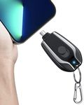 EMNT Keychain Portable Charger for USB C, 2000mAh Mini Power Emergency Pod,Small Andriod Cell Phone Charger,Type C Power Bank Battery Pack for iPhone15,15 Plus,15 pro max,Charger for Samsung More