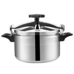 Pressure Cooker for Canning, Pressure Cooker Aluminum Pressure Canner with Safely Valve 4L Large Capacity Canning Pot Induction Cookware with Anti-Scald Handles