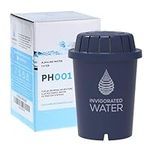 PH001- Blue Alkaline Water Filter – Replacement Water Filter by Invigorated Water – Water Filter Cartridge - for Invigorated Living Pitcher, 96 Gallon Capacity (1 Pack)