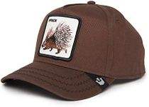 Goorin Bros. The Farm All Over Canvas Adjustable Unisex Trucker, Dark Brown (Porcupine 100), One Size