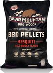 Bear Mountain All Natural Wood Pellets for Smoker, Grill & BBQ, 20 Lbs, Mesquite