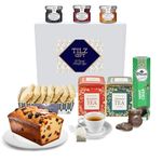 Afternoon Tea Hamper - Shortbread Biscuits & Tea |Hampers & Gourmet Gifts |Food Gifts For Women, Men, Birthday Hampers For Women, Afternoon Delight Gift Hampers For Women (Tea Only)