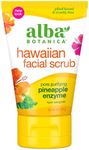 Alba Botanica Hawaiian, Pineapple Enzyme Facial Scrub, 4 Ounce