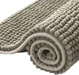 SUBRTEX Bathroom Rugs Chenille Bath