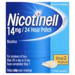 Nicotinell Nicotine Patch, Quit Smoking Aid Step 2, 24 Hour Patch, 14 mg, Pack of 7