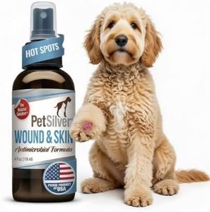 PetSilver Wound & Skin Spray - Dog Wound Spray, Hot Spot, Allergy Relief for Dogs, Itch Spray for Cats - Natural Skin Soother - Chelated Silver, Superior to Colloidal Silver - Made in USA - 4 fl oz