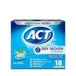 Act Dry Mouth Mint Lozeng Size 18ct