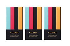 CARRA 55% Dark Chocolate Cashews & Biscotti | Chocolate Bars - Vegan Dark nuts chocolate bar -Made with Organic Ghana Cacao beans | Pack of 3 Special Chocolate Bar Gifting Pack
