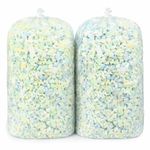Welacer Bean Bag Refill 4.5KG, Shredded Memory Foam Filling, Premium Soft Support for Bean Bag Chairs, Sofa Beds, Pillows and Crafts, Multi-Color Pieces