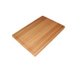 BambooMN Brand - Heavy Duty Premium Bamboo Cutting Board - 17.25"x11.75"x0.75" - Grooved - 1 Piece