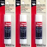 Dritz 401 Fabric Sewing and Craft Glue Stick, 0.28-Ounce (3 Pack)