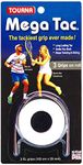 Tourna Mega Tac Tennis Racquet Grip, White