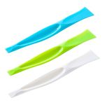 DayCount Pack of 5 Handy Peeler Stiff Scraper, Corner Squeegees Dirt Scratch Gum Scraper for Floor Premium Plastic Label Putty Remover Cleaning Tool 7'' (Random Color)