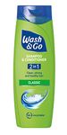 Wash & Go 2-In-1 Classic Shampoo and Conditioner, 400 ml (Pack of 6)