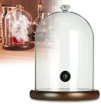 TMKEFFC Glass Display Dome Cloche f