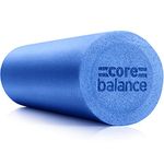 Core Balance Foam Roller Massager 45cm Long Medium Density EPE Muscle Massage (45cm - Blue)