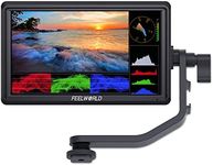 FEELWORLD FW568 V3 6 inch DSLR Camera Field Monitor with Waveform LUTs Video Peaking Focus Assist 1920x1080 IPS with 4K HDMI 8.4V DC Input Output