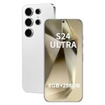 Unlocked Phone I24 Ultra Android Phone 8-core 8GB+256GB Cell Phone 7 inch HD Screen Mobile Phone 108MP+48MP Camera 6800 mAh Battery 5G Dual SIM (Titanium White)