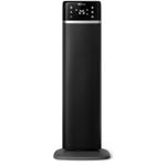 Philips 5000 Series Energy Efficient Connected Tower Fan Heater, 2000W, up to 50% Energy Savings, Temperature Display, 5 Safety Features, 4 Modes, 60° Oscillation, Quiet, Black & Dark Grey (CX5120/11)
