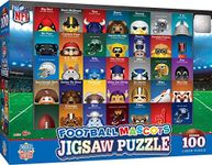 NFL Mascots 100-Piece Puzzle for Kids - Officially Licensed NFL Product - 14"x19"