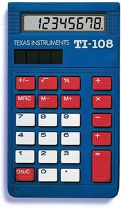 Texas Instruments TI-108 Elementary Calculator