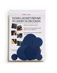 PRO FIX: Easy-to-Use Down Jacket Repair Patch Kits Pre-Cut, Self-Adhesive, Waterproof, Tear-Resistant Patches for Repairing Clothing, Sleeping Bags, Tents, Outdoor Gear - Dark Blue