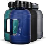 720°DGREE Gallon Water Bottle 2.3 litre | BPA, BPS Free | Tritan | For Adults & Kids | For Sports, Gym, Office, Workout | Crystal Clear Sapphire Blue