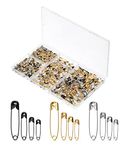 Mr. Pen- Safety Pins, Safety Pins Assorted, 600 Pack, 3 Colors, Assorted Safety Pins, Safety Pin, Small Safety Pins, Safety Pins Bulk, Large Safety Pins, Safety Pins for Clothes, Gold Silver Black