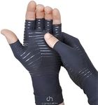 COPPER HEAL Arthritis Compression Gloves - Rheumatoid Arthritis Carpal Tunnel RSI Osteoarthritis & Tendonitis Open Finger