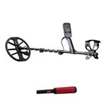 MINELAB Equinox 900 Multi-Frequency Collapsible Metal Detector for Adults Bundle with PRO-FIND 40 Pinpointer