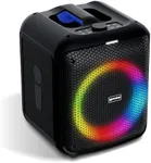 Gemini Sound GGO-650L - 100W 6.5” Portable Bluetooth Karaoke Speaker with LED Party Lighting, Wireless Microphone, TWS, USB Playback, FM Radio