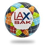 Lax Sak 6 Pack Argyle Lacrosse Training Balls. Same Weight & Size as a Regulation Lacrosse Ball. Great for Indoor & Outdoor Practice. Less Bounce & Minimal Rebounds.