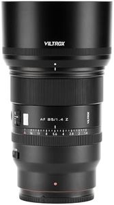 VILTROX 85mm f1.4 Pro Z Lens, AF 85mm f/1.4 Z for Nikon Z-Mount, Portrait Lens for Nikon Z Mount Z5 II Z6 II Z7 II Z8 Z9 Zf Z6 III Z7 Z50 Z50 II Z30 Zfc ZR