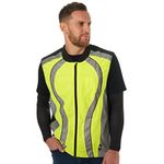 BTR High Visibility Reflective Gilet. Vest/Sash is suitable for running, cycling, motorbikes, horse riding, safety work wear & more. Medium 40-42 inches